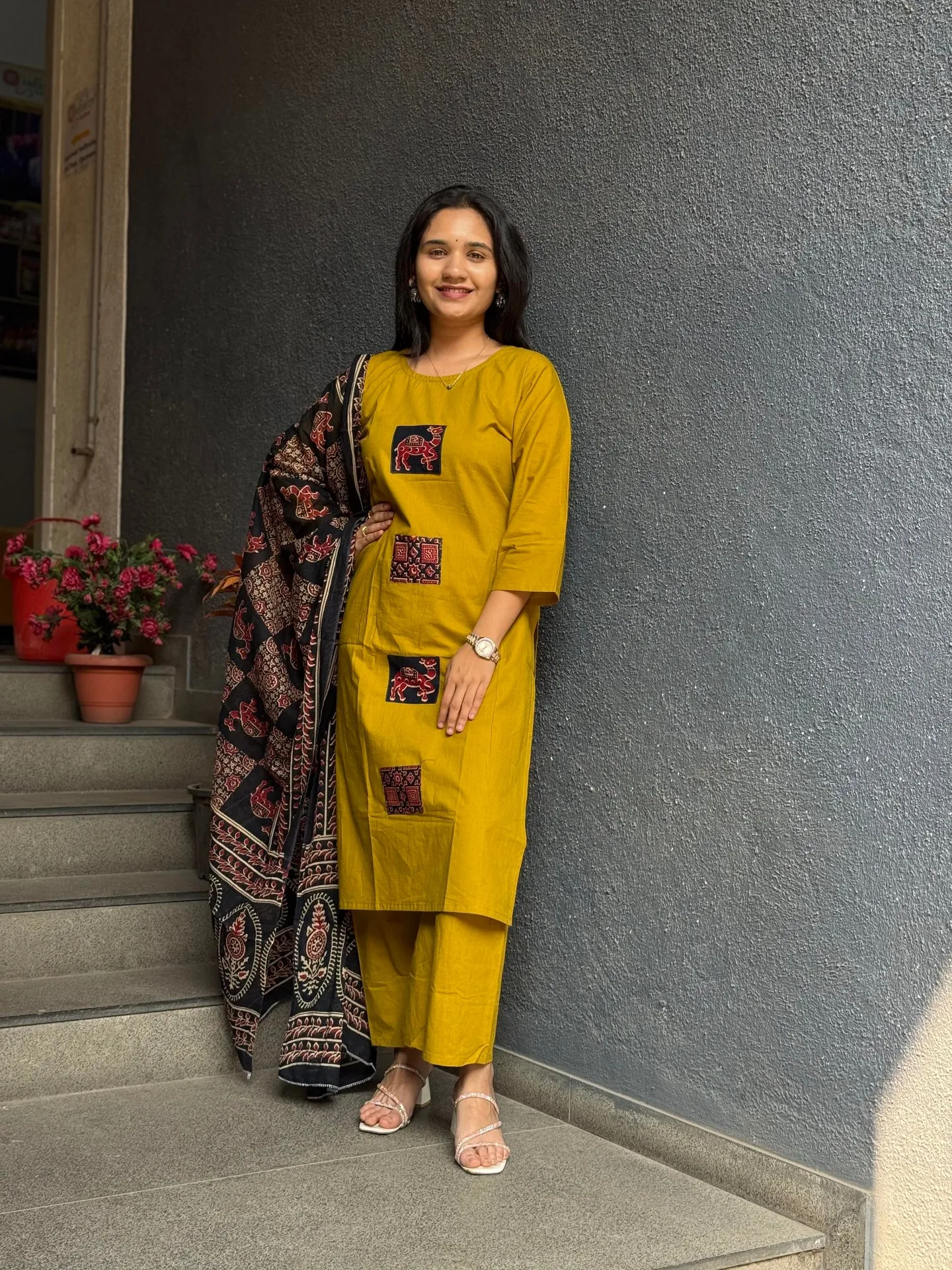 Royal Ajrakh Suit Set