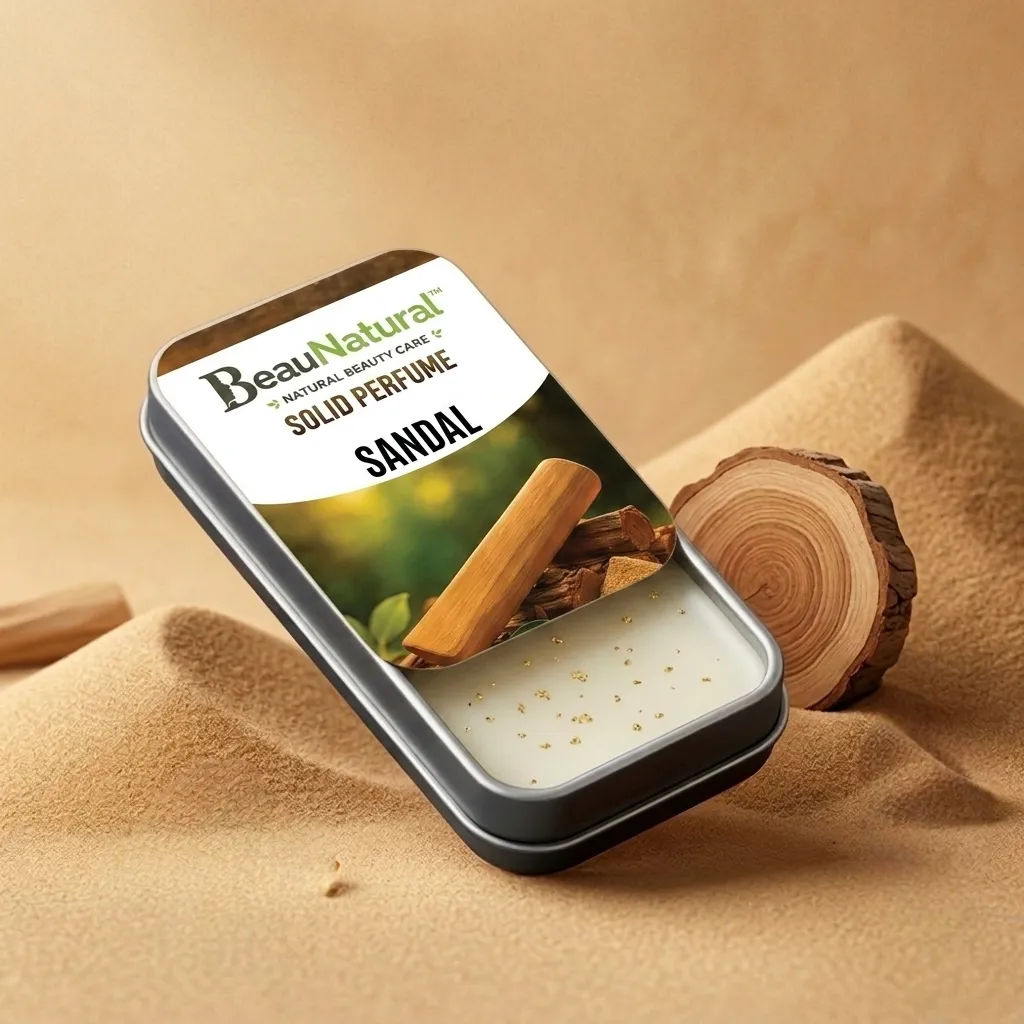 BeauNatural Premium Sandal Solid Perfume