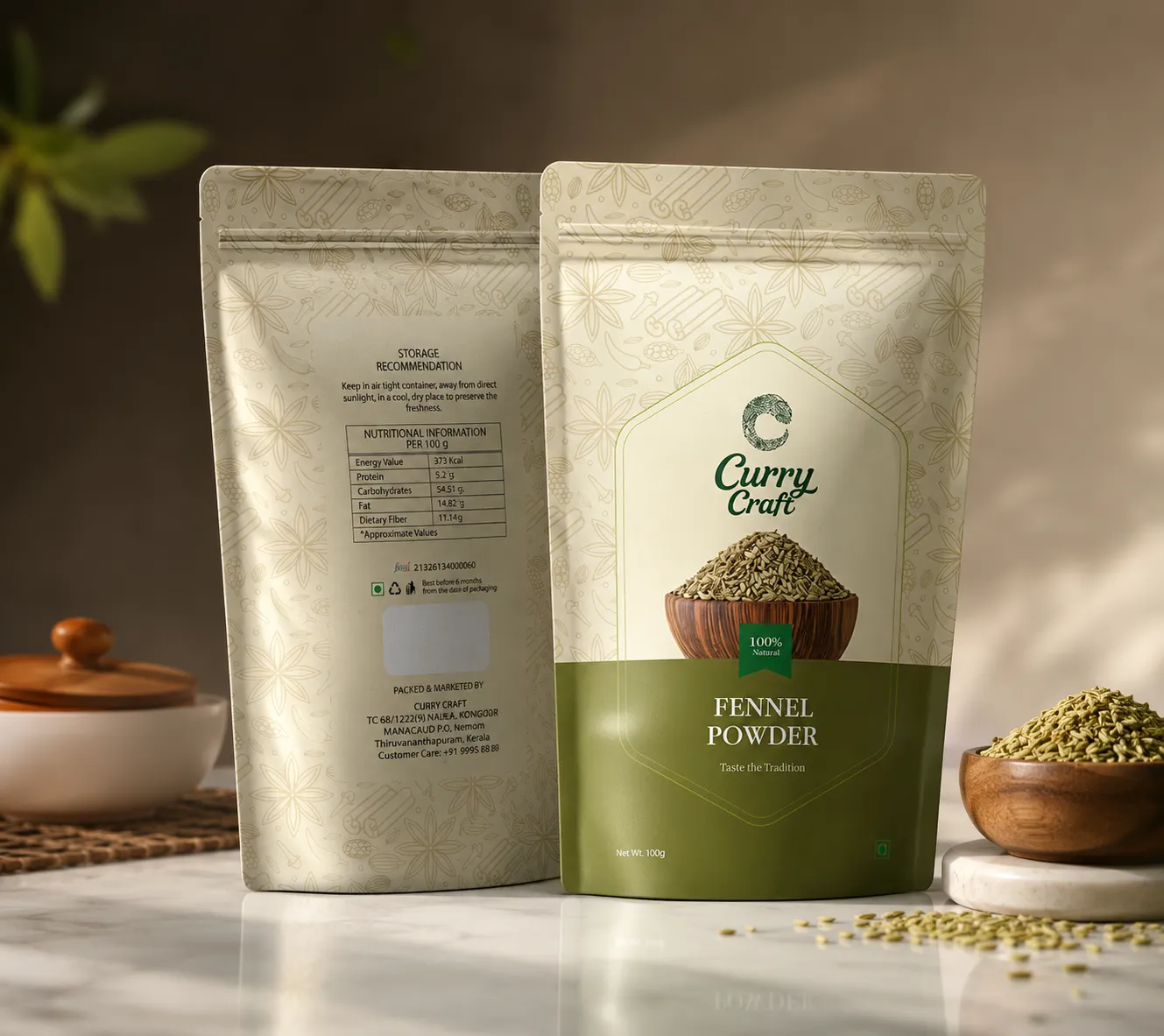 Fennel Powder - 100g