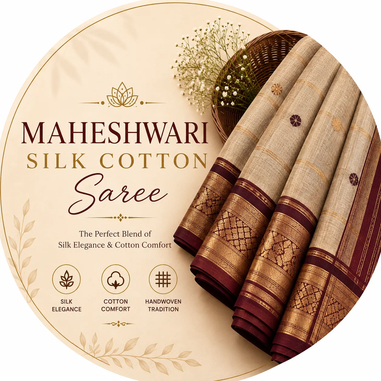 Maheswari silk cotton sarees