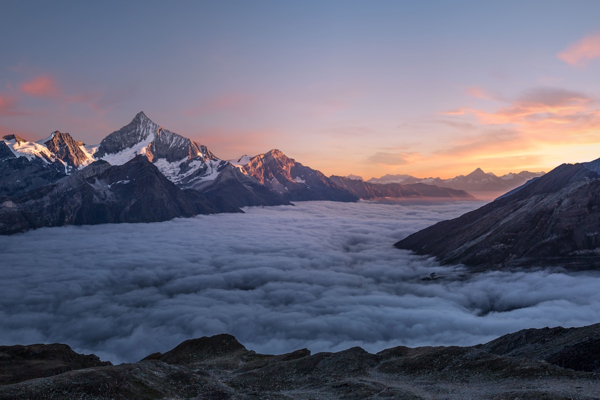 Dramatic mountain landscape